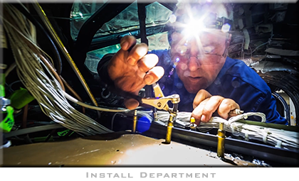 Install dept button